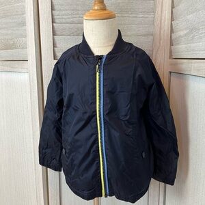 Gymboree Toddler Windbreaker Jacket | Navy Blue | Size 3T | Lightweight | Used